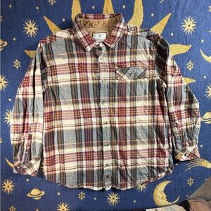 Legendary Whitetails Men's Plaid Button Down Shirt - Red, Blue, Cream